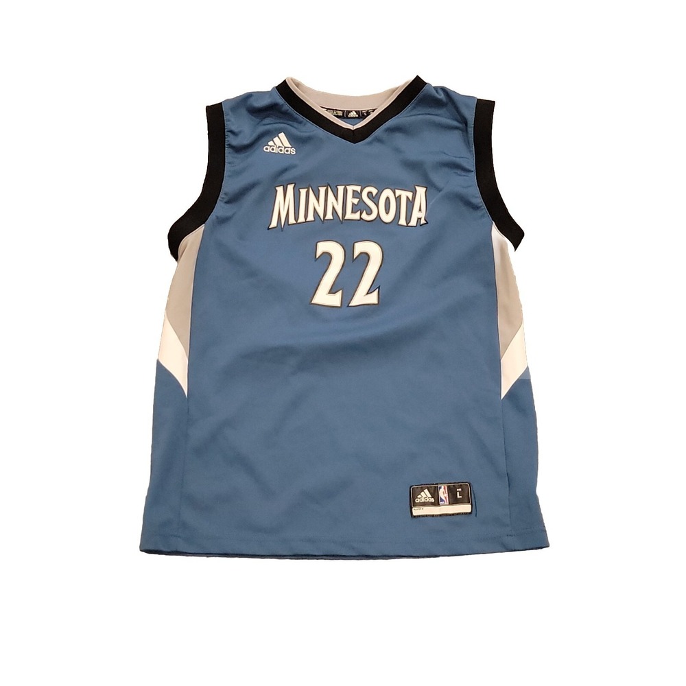 Youth L  Adidas Minnesota Timberwolves Andrew Wiggins #22 Jersey